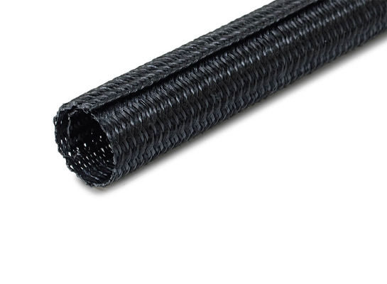 IATF16949 PET Expandable Wire Sleeving Wrap Around Cable Sleeve