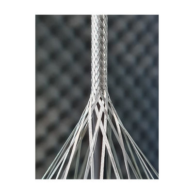 Halogen free 304 Stainless Steel Braided Cable Sleeve EMI RFI ESD Protection