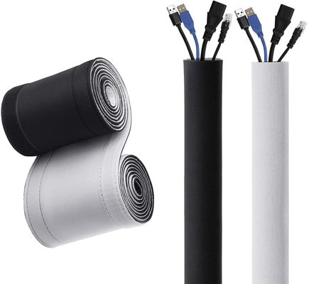Management Neoprene Velcro Cable Sleeve Flexible Braided Wire Covering