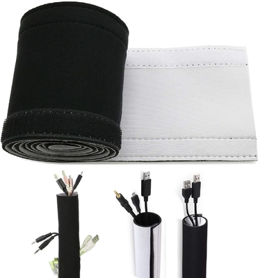 110mm Width Neoprene Velcro Cable Sleeve Endurable For Cable Protection