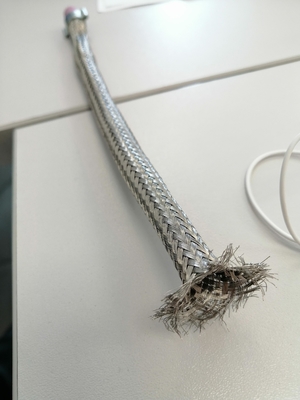 Ni80Cr20 Tinned Copper Braided Sleeving Abrasion Resistant Alloy Braided Sleeve