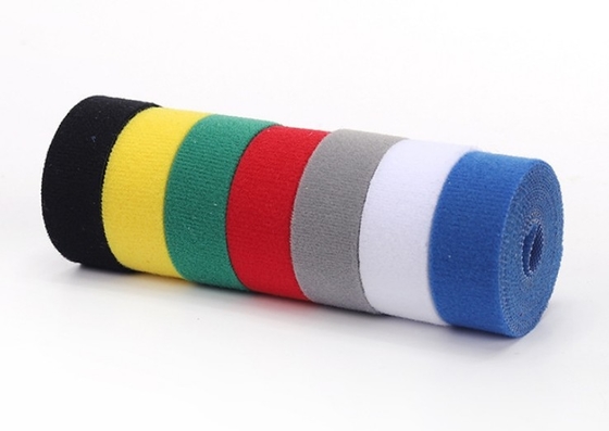 2 In 1 Colorful Back To Back Velcro Tape Hook And Loop Tape For Cables Management